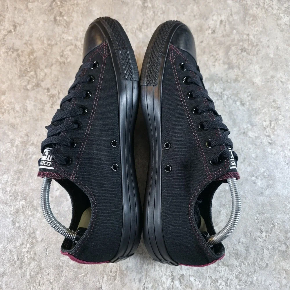 Converse Low Top Black Burgundy Sneakers 146639C 